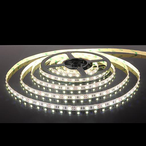 Светодиодная лента 12V 5050 CW  60 светод./м  14.4W   IP-65  (Холодный белый)