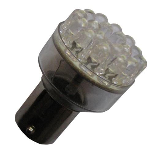 Автолампа S25 - 12V 18 led желтая
