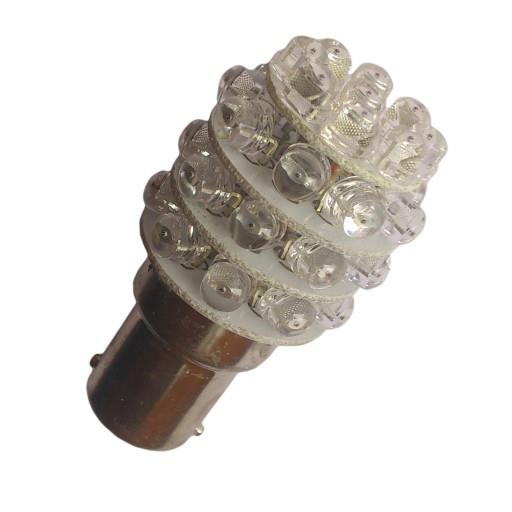 Автолампа S25 - 12V 36 led красная