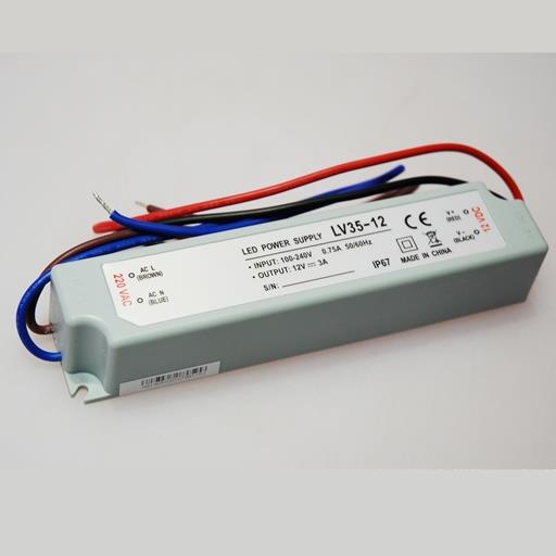 Блок питания 12V  35W 3.0A  IP-67  SP-D герметичный