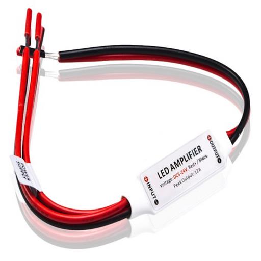 RGB Усилитель Micro - 5-24V 60-288W 3*4A с проводами