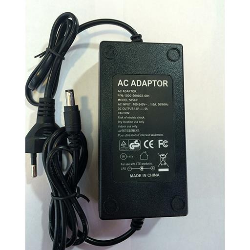 Блок питания 12V  60W 5.0A  IP-33 адаптер класс В