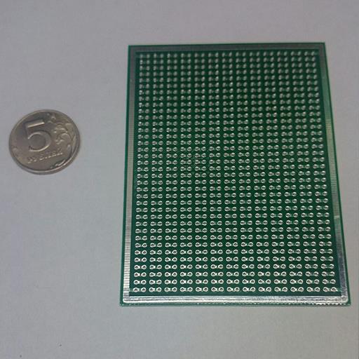 Плата монтажная  PCB М03 отверстия сдвоенные