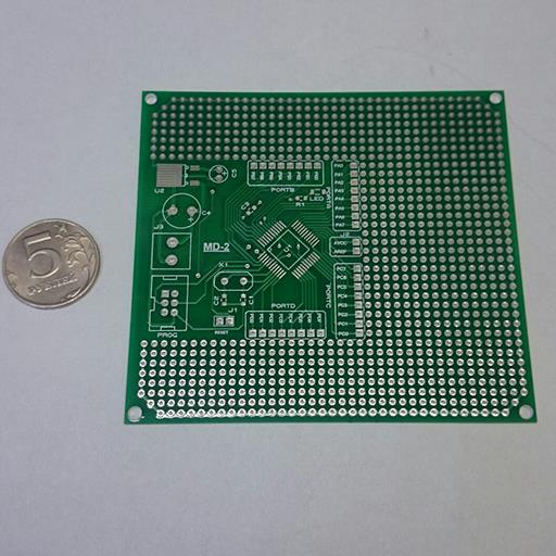Плата монтажная  PCB МD2 для QFP-44