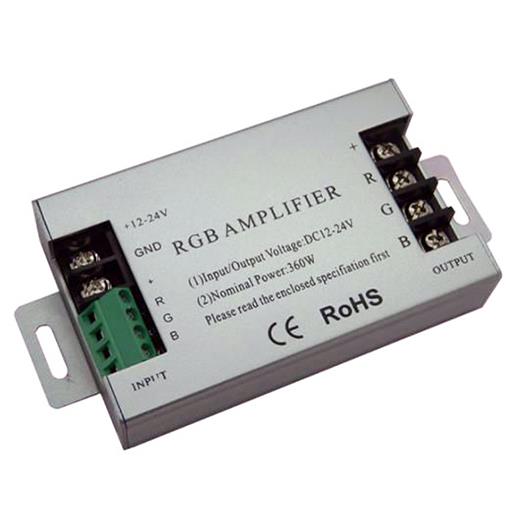 RGB Усилитель AMF-360W  12-24V 30A 360-720W (10A на канал)