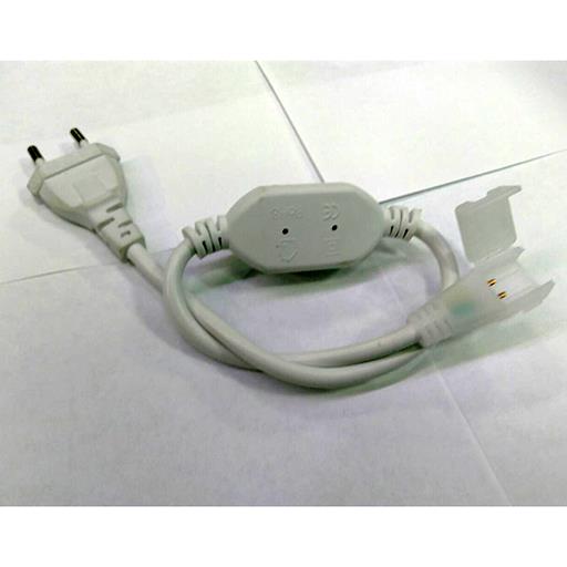 Светодиодная лента Комплект подключения матовой ленты 220V (Вилка, диодный мост, заглушка)