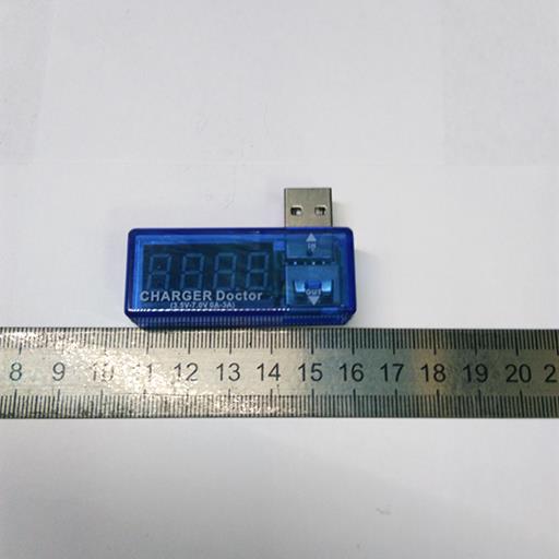 USB тестер в синем корпусе