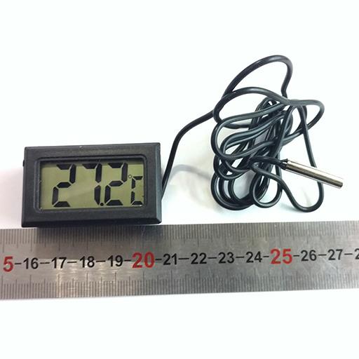 Термометр цифровой TPM-10 на батарейках 2*LR44 (2*1.5v) (в рамке)