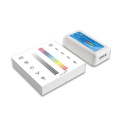 RGB Контроллер с накладной панелью управления RFMB-03 12-24V 144-288W 3*4A