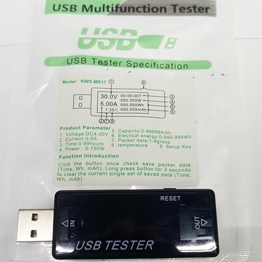 USB тестер KWS-MX17