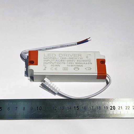 Драйвер для светодиодов AC220V  300 mA 25-36W IP-20