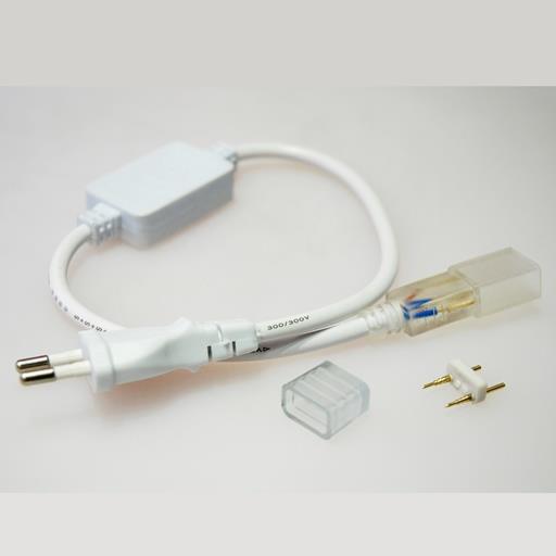 Светодиодная лента Комплект подключения ленты 220V (игла, колпачок, шнур с вилкой)