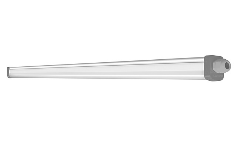 LS  DAMP PROOF SLIM LED 1500 57W/4000K  IP65 RU LEDVO