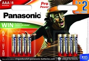 PANASONIC Pro LR03PPG/8BW (6+2)