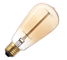 JAZZWAY  RETRO ST64  60W E27  GOLD