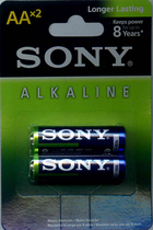 SONY LR6 2/card