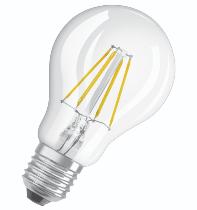 LS A75  8W/827 E27 230V CL OSRAM FIL PARATHOM