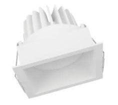 LS  SPOT LED SQUARE ADJUST 8W/3000K FL WHITE
