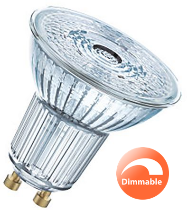 LS PPAR16  8W/827 GU10  230V  8036  DIM OSRAM