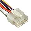 Межплатный кабель MF-2x4F wire 0,3m AWG20