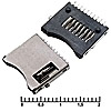 Держатель карт micro-SD SMD 10pin switch M