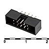 Разъем BH2-10(IDC2-10MS)pitch 2.00 mm
