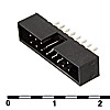 Разъем BH2-16(IDC2-16MS)pitch 2.00 mm