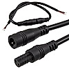 Разъем 2P F/M 22AWG*2 L150mm BLACK IP65