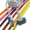 Шнур для мобильного устройства USB to iPhone4 Flat braid 1m