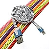 Шнур для мобильного устройства USB to iPhone5 Flat braid 1m