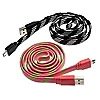 Шнур для мобильного устройства USB to micro USB Flat FB 1M