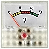 Щитовой прибор Вольтметр 15В (40х40)