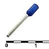 Наконечник DN00208 blue (0.75x8mm)