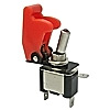 Тумблер SAC-01 RED ASW-07D R-LED