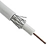 Кабель коаксиальный RG-6U white (100m)