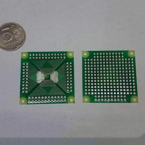Плата монтажная  PCB под корпус SQFP-32/80 B