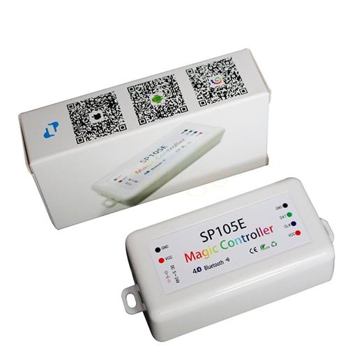SPI RGB Контроллер пиксельный Bluetooth 5-24V 2048 пикселей