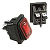 Переключатель SB091 IP65 on-off 22x30mm