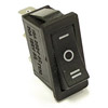 Переключатель RS-103-16C on-off-on черный