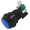 Кнопка GMSI-7B-C no(nc)+nc(no) blue
