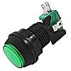 Кнопка GMSI-7B-C no(nc)+nc(no) green